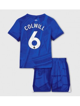 Otroški Nogometna dresi replika Chelsea Levi Colwill #6 Domači 2025-26 Kratek rokav (+ hlače)